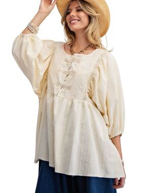 969:  EASEL NWT TOP NATURAL (H18)